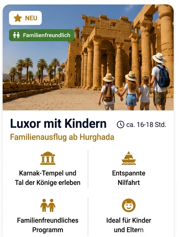 Luxor mit Kindern